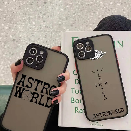 Travis Scott Huncho Jack ASTROWORLD TOUR Phone Case matte transparent  For iphone 14 11 12 13 plus mini x xs pro max cover