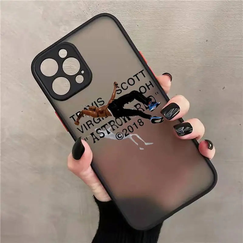 Travis Scott Huncho Jack ASTROWORLD TOUR Phone Case matte transparent  For iphone 14 11 12 13 plus mini x xs pro max cover